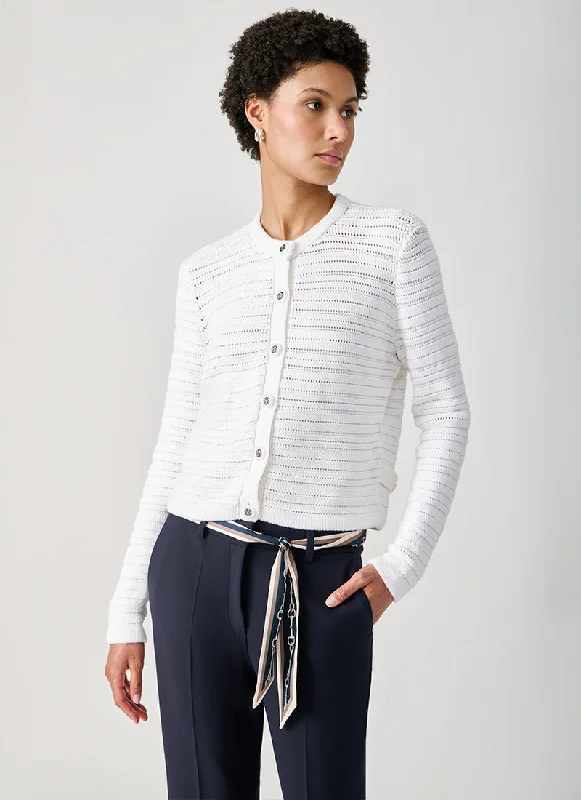 Retro Prints Solid Texture Stripe Jacket