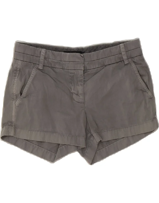 Cute Style J. CREW Womens Chino Shorts US 2 XS W30  Grey Cotton